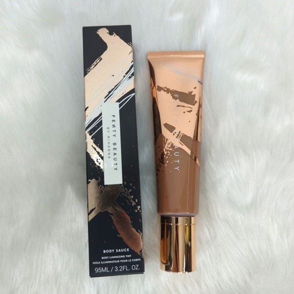 FENTY BEAUTY Body Sauce Body Luminizing Tint in Salty Caramel BNIB - Picture 3 of 6